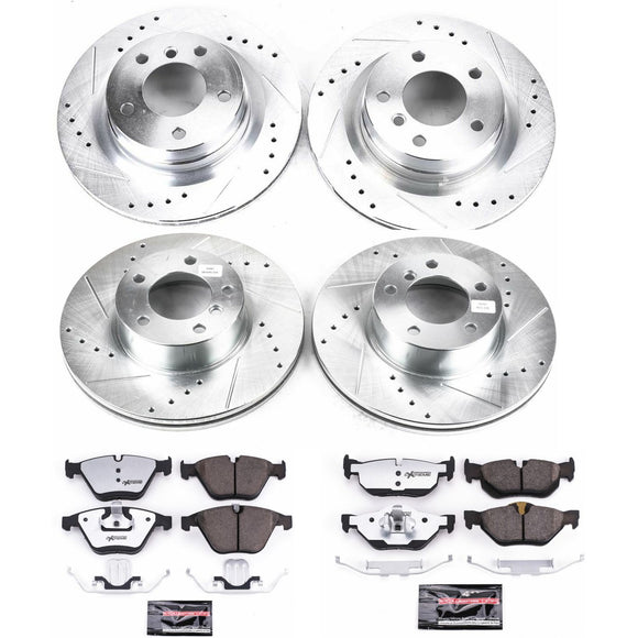 PowerStop Z26 Street Performance Ceramic Brake Pad and Drilled & Slotted Rotor K