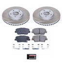 PowerStop Semi-Coated Rotor and Low-Dust Ceramic Brake Pad Kit