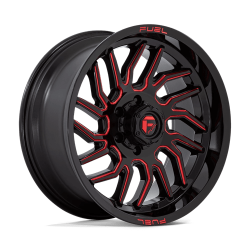 20x9 Fuel Off-Road D808 Hurricane Black 6x139.7 ET1 CB106.1 Wheel Rim