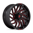 20x9 Fuel Off-Road D808 Hurricane Black 6x139.7 ET1 CB106.1 Wheel Rim