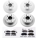 PowerStop Genuine Geomet Coated Rotor and Low-Dust Ceramic Brake Pad Kit