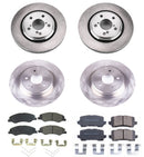 PowerStop OE Stock Replacement Low-Dust Ceramic Brake Pad and Rotor Kit