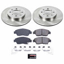 PowerStop OE Stock Replacement Low-Dust Ceramic Brake Pad and Rotor Kit