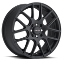 16x7 Vision 426H Cross Matte Black 4x100 4x108 4x4.25 ET42 Wheel Rim