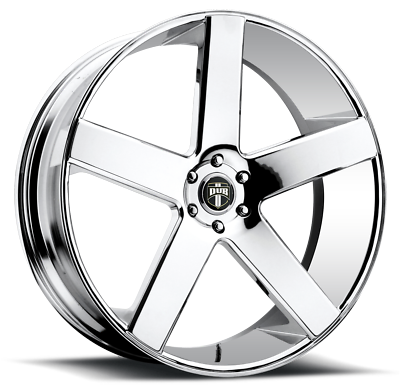 22x9.5 DUB Baller Chrome Wheel/Rim 5x127 5-127 22-9.5