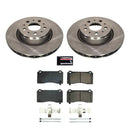 PowerStop OE Stock Replacement Low-Dust Ceramic Brake Pad and Rotor Kit