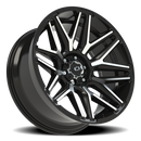 22X10 Vision 305 Rekluse Gloss Black Machined Face 6x139.7 6x5.5 ET-19 CB106.2