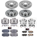 PowerStop OE Stock Replacement Low-Dust Ceramic Brake Pad, Rotor and Caliper Kit