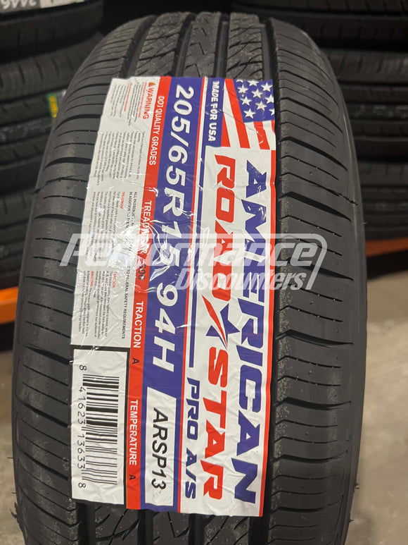 205/65R15 American Roadstar Pro A/S 94H BSW SL 205 65 15 2056515
