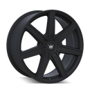 22x8.5 Mazzi 376 Laguna Matte Black 5x112 5x120 ET38 Wheel Rim
