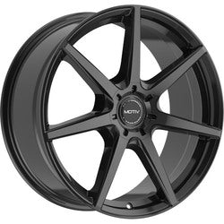 18X7.5 Motiv 432B Rigor Gloss Black 5x114.3/120 ET40 wheel/rim