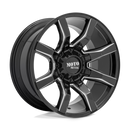 20X10 Moto Metal MO804 SPIDER Gloss Black Milled 8X165.1 ET-18 wheel/rim-1