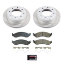 PowerStop Semi-Coated Rotor and Low-Dust Ceramic Brake Pad Kit