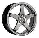 17x7 Enkei EV5 Gray Wheel/Rim 5x105 5-105 17-7 ET38