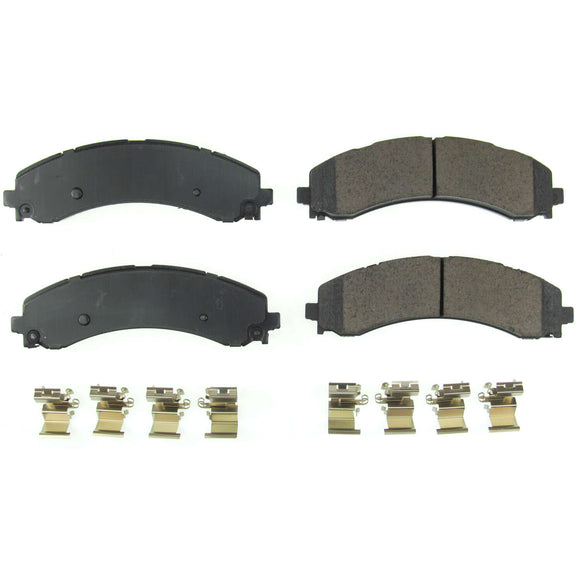 PowerStop Z17 Evolution Ceramic Brake Pads With Hardware