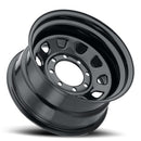 16x8 Vision 84H D Window Gloss Black 6x139.7 6x5.5 ET-12 Wheel Rim-3