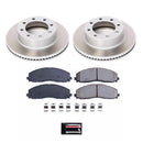 PowerStop Semi-Coated Rotor and Low-Dust Ceramic Brake Pad Kit