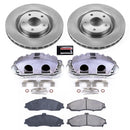 PowerStop OE Stock Replacement Low-Dust Ceramic Brake Pad, Rotor and Caliper Kit