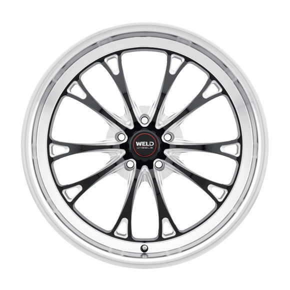 20x9 WELD Performance Belmont Gloss Black Milled 5x115 ET20 Wheel Rim
