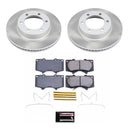 PowerStop Semi-Coated Rotor and Low-Dust Ceramic Brake Pad Kit