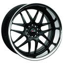 20x11 XXR 526 Gloss Black with Stainless Steel Lip 5x114.3 5x4.5 ET13 CB73 Wheel