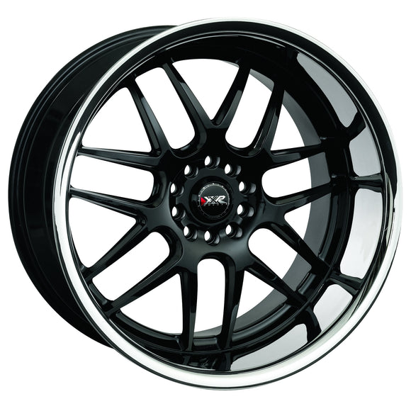 20x11 XXR 526 Gloss Black with Stainless Steel Lip 5x114.3 5x4.5 ET13 CB73 Wheel