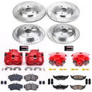 PowerStop Z23 Daily Driver Carbon-Fiber Ceramic Pads Drilled & Slotted Rotor & C