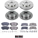 PowerStop OE Stock Replacement Low-Dust Ceramic Brake Pad and Rotor Kit