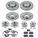 PowerStop OE Stock Replacement Low-Dust Ceramic Brake Pad, Rotor and Caliper Kit