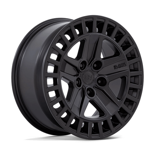 18X8.5 Black Rhino Alston Matte Black 5X127 5X5 ET25 Wheel Rim