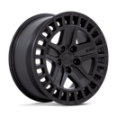 18X8.5 Black Rhino Alston Matte Black 5X127 5X5 ET25 Wheel Rim
