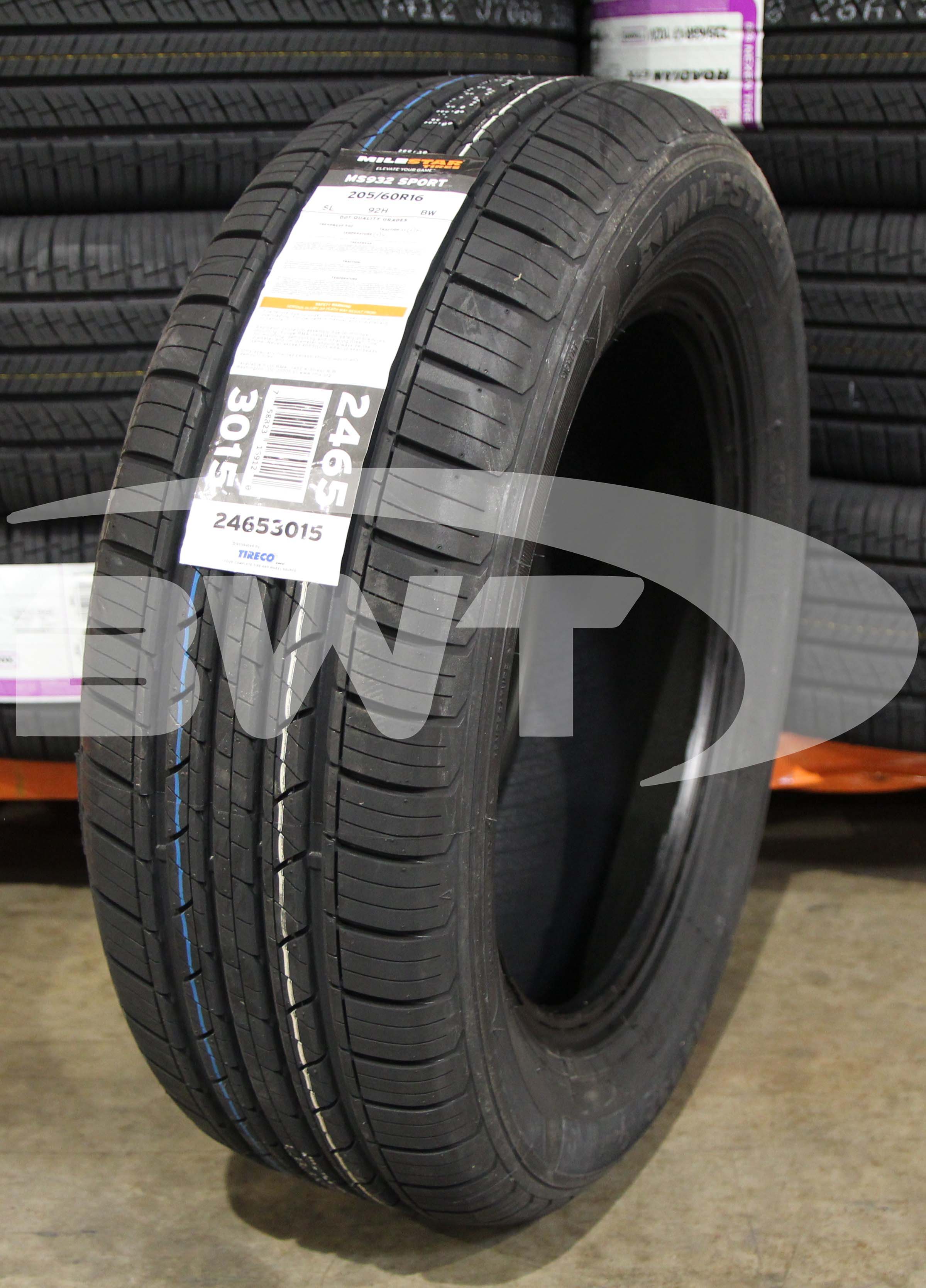 Milestar MS932 A/S Tire(s) 205/60R16 92H 205/60-16 60R R16 2056016