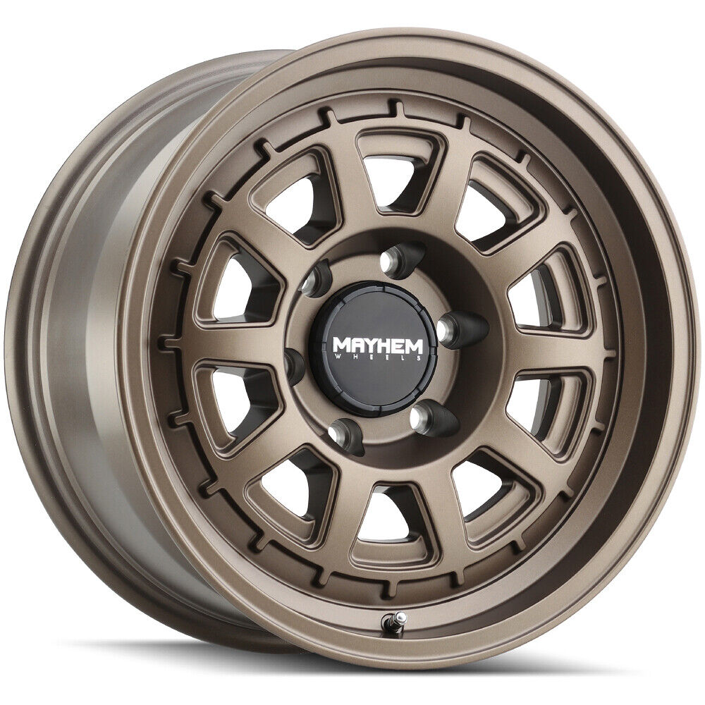 18x9 Mayhem Voyager Dark Bronze 5x127 ET0 wheel/rim