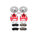 PowerStop Z23 Daily Driver Carbon-Fiber Ceramic Pads Drilled & Slotted Rotor & C