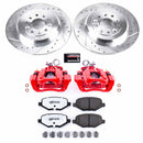 PowerStop Z36 Truck and SUV Ceramic Brake Pad, Drilled & Slotted Rotor, and Cali