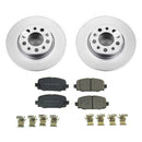 PowerStop Genuine Geomet Coated Rotor and Low-Dust Ceramic Brake Pad Kit