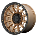 17X9 KMC KM547 CARNAGE Matte Bronze With Black Lip 6X139.7 ET0 wheel/rim-4