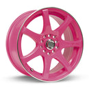 16x7 RTX Ink Diva (Pink Machined) 5x105/114.3 ET42 wheel/rim-1