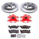 PowerStop Z23 Daily Driver Carbon-Fiber Ceramic Pads Drilled & Slotted Rotor & C