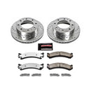 PowerStop Z36 Carbon-Fiber Ceramic Brake Pad with Drilled and Slotted Rotor Kit
