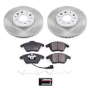 PowerStop Semi-Coated Rotor and Low-Dust Ceramic Brake Pad Kit