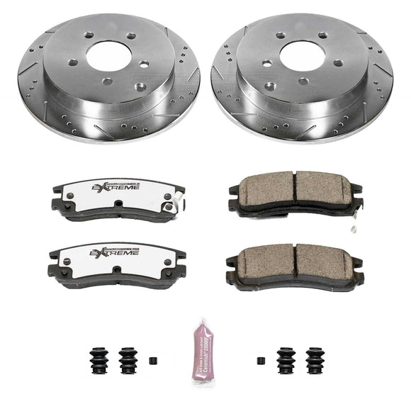 PowerStop Z26 Street Performance Ceramic Brake Pad and Drilled & Slotted Rotor K