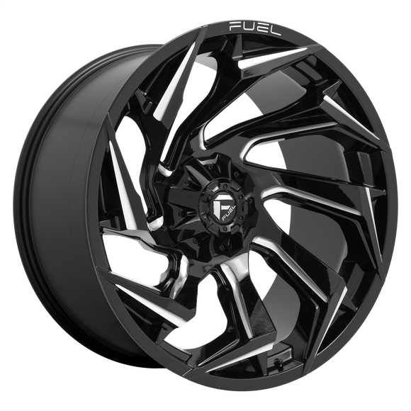 20x9 Fuel Off-Road D753 Reaction Gloss Black Milled 8x165.1 ET1 CB125.1 Wheel