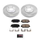 PowerStop Semi-Coated Rotor and Low-Dust Ceramic Brake Pad Kit