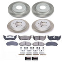PowerStop Semi-Coated Rotor and Low-Dust Ceramic Brake Pad Kit
