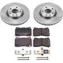 PowerStop OE Stock Replacement Low-Dust Ceramic Brake Pad and Rotor Kit