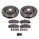 PowerStop OE Stock Replacement Low-Dust Ceramic Brake Pad and Rotor Kit