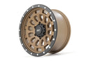 17x8.5 Rough Country 87 Series Bronze/Black Wheel 5x5 ET0 CB3.17