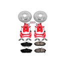 PowerStop Z23 Daily Driver Carbon-Fiber Ceramic Pads Drilled & Slotted Rotor & C