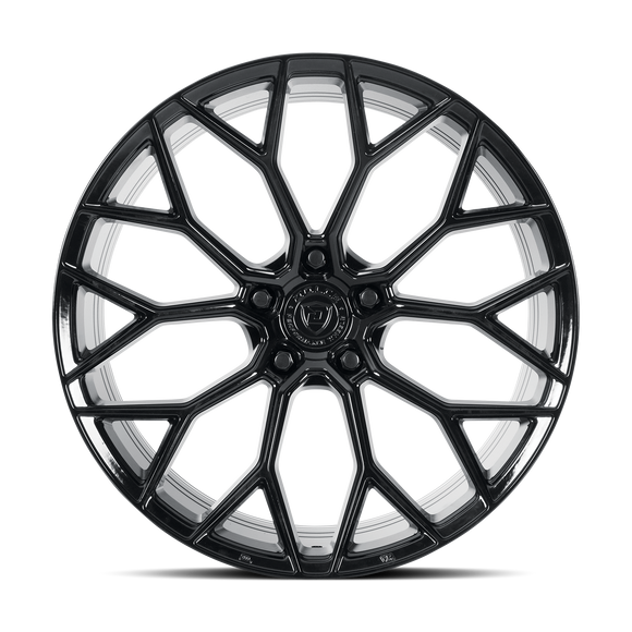 19x8.5 Dolce Performance PISTA Gloss Black Wheel 5x114.3 ET35 CB73.1